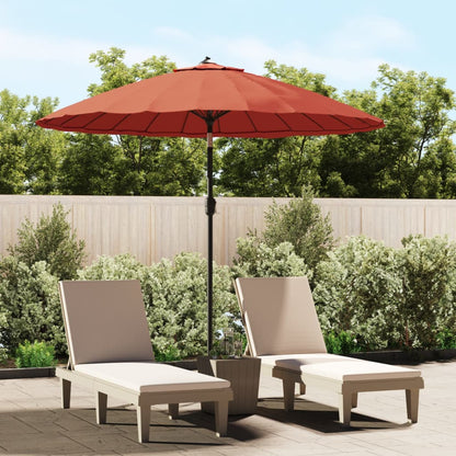 Ombrellone da Esterni Palo in Alluminio 270 cm Terracotta | homemem39