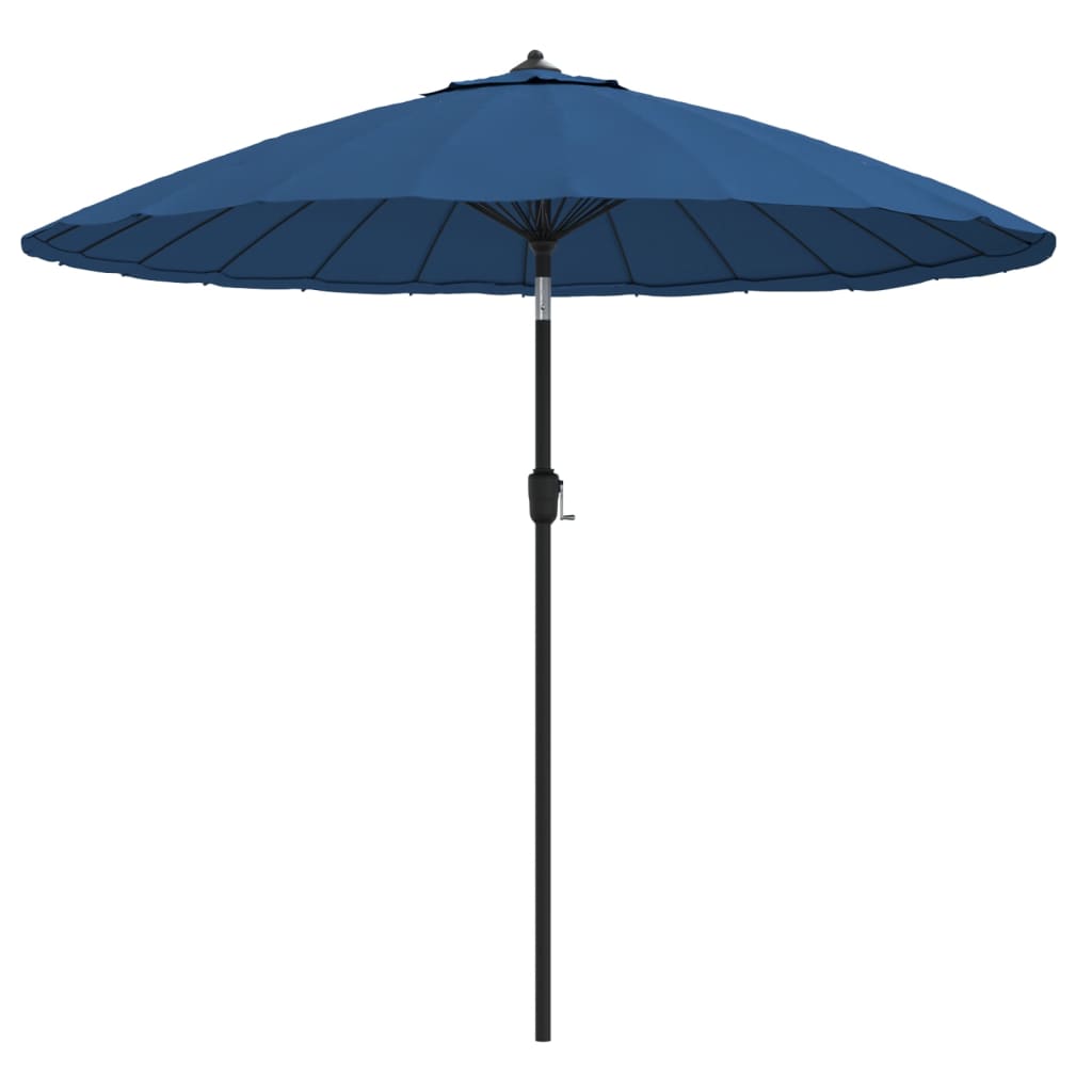 Ombrellone da Giardino con Palo in Alluminio 270 cm Azzurro | homemem39