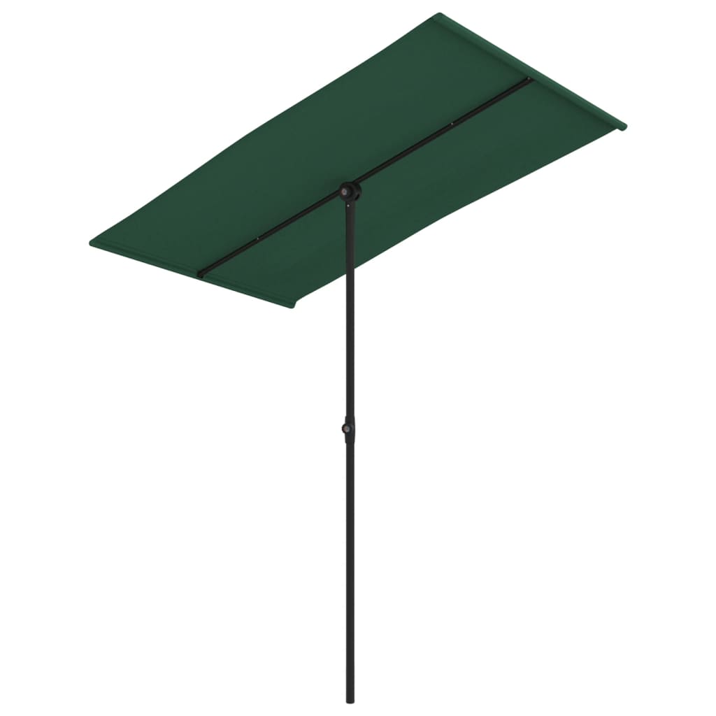 Ombrellone da Esterni con Palo in Alluminio 180x110cm Verde | homemem39