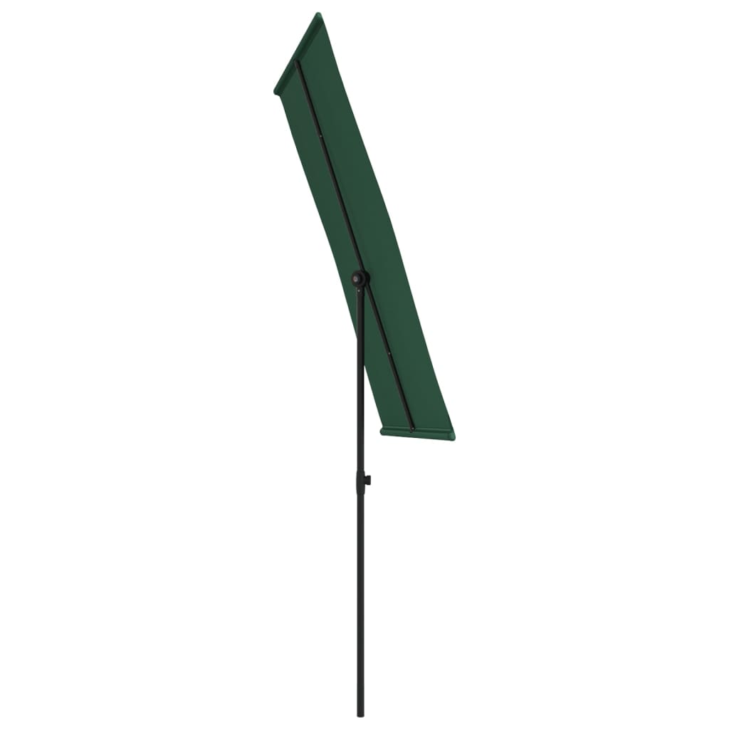 Ombrellone da Esterni con Palo in Alluminio 180x110cm Verde | homemem39