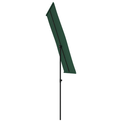 Ombrellone da Esterni con Palo in Alluminio 180x110cm Verde | homemem39