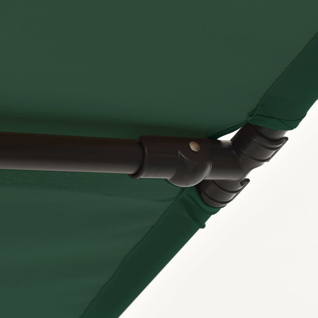 Ombrellone da Esterni con Palo in Alluminio 180x110cm Verde | homemem39