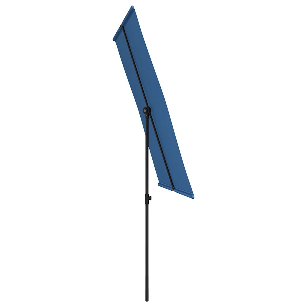 Ombrellone da Giardino con Palo in Alluminio 2x1,5 m Azzurro | homemem39
