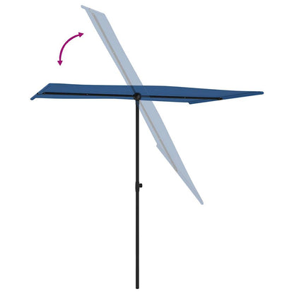 Ombrellone da Giardino con Palo in Alluminio 2x1,5 m Azzurro | homemem39