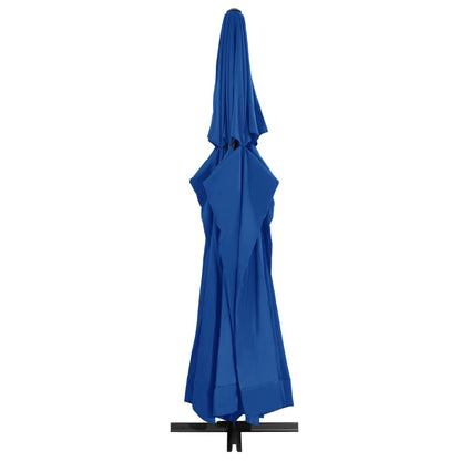 Ombrellone da Giardino con Palo in Alluminio 500 cm Azzurro | homemem39