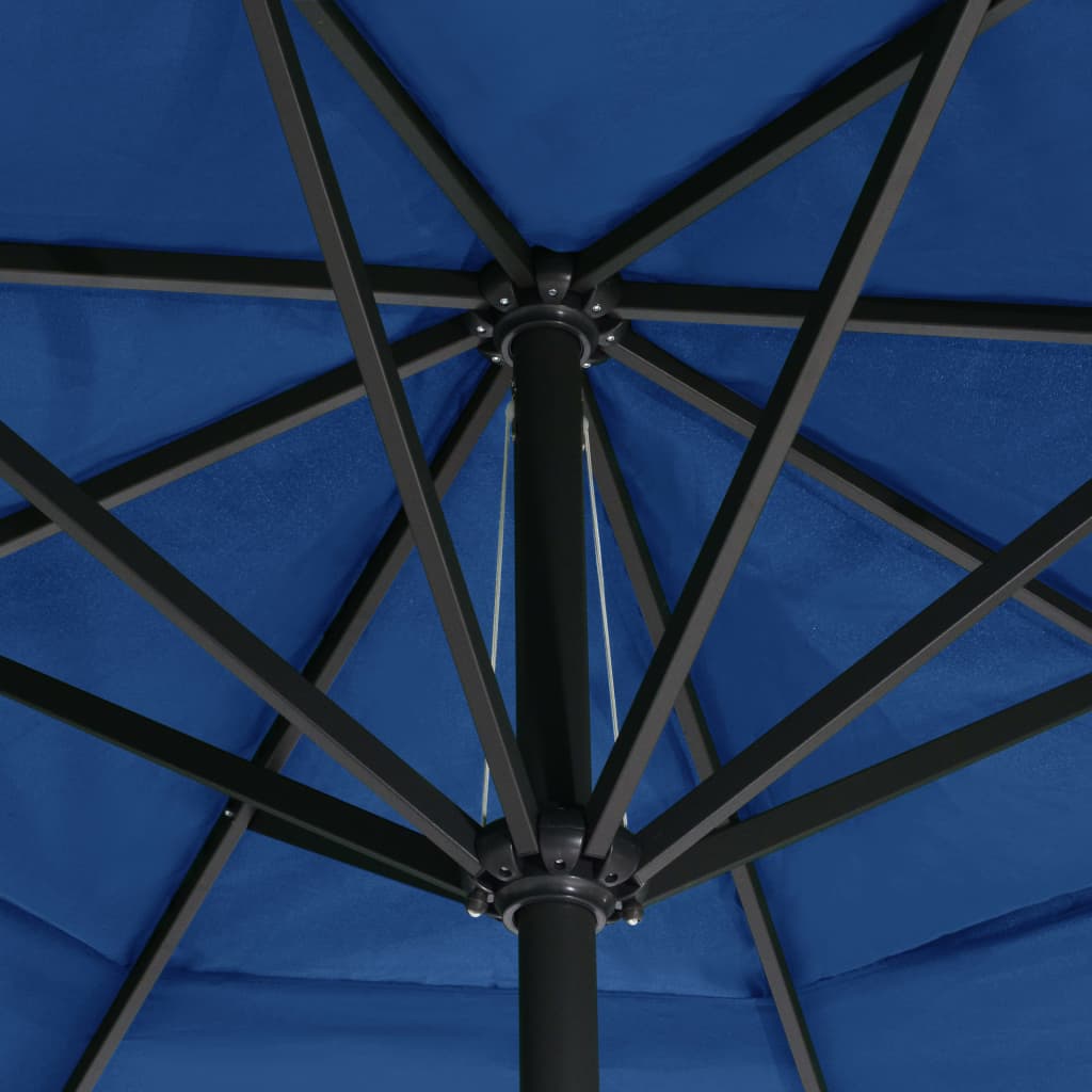 Ombrellone da Giardino con Palo in Alluminio 500 cm Azzurro | homemem39