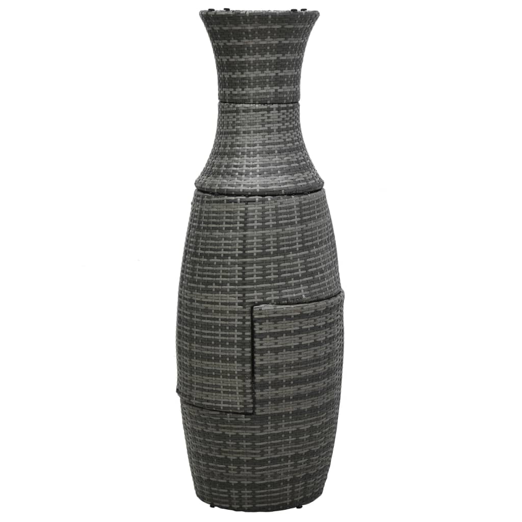 Set da Bistrot 3 pz con Cuscini in Polyrattan Grigio | homemem39
