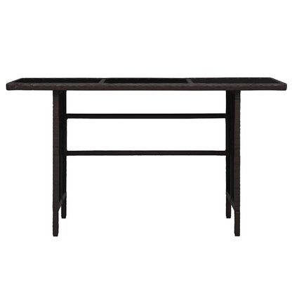 Set Divani da Giardino 3 pz con Cuscini in Polyrattan
