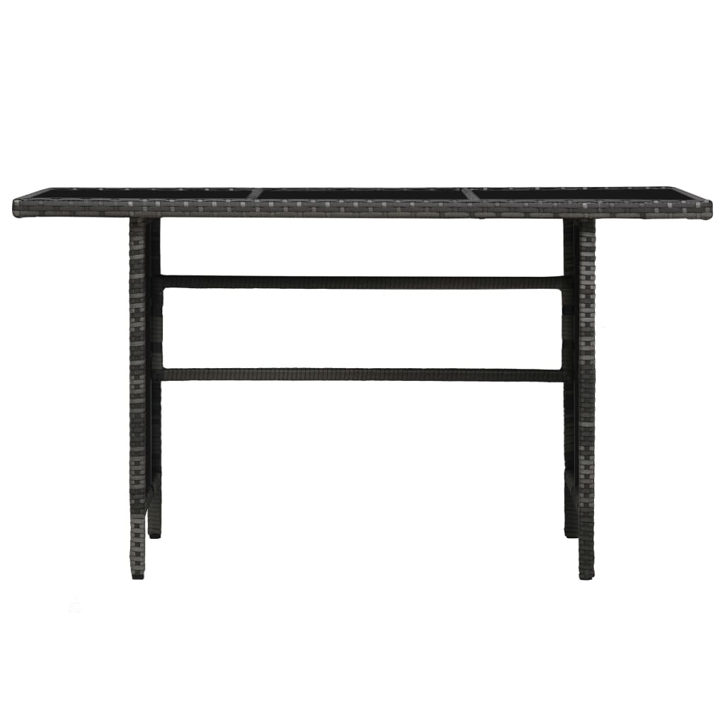 Set Divani da Giardino 3 pz con Cuscini in Polyrattan Grigio | homemem39