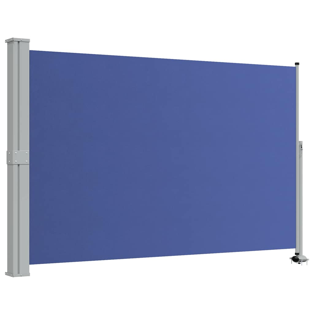 Tenda Laterale Retrattile per Patio 160x300 cm Blu
