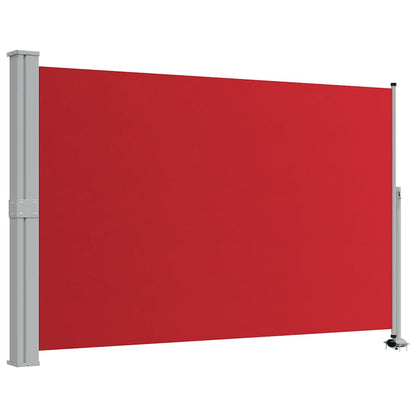 Tenda Laterale Retrattile per Patio 160x300 cm Rossa