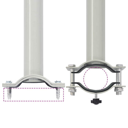 Tenda Laterale Retrattile per Patio 60x300 cm Nero