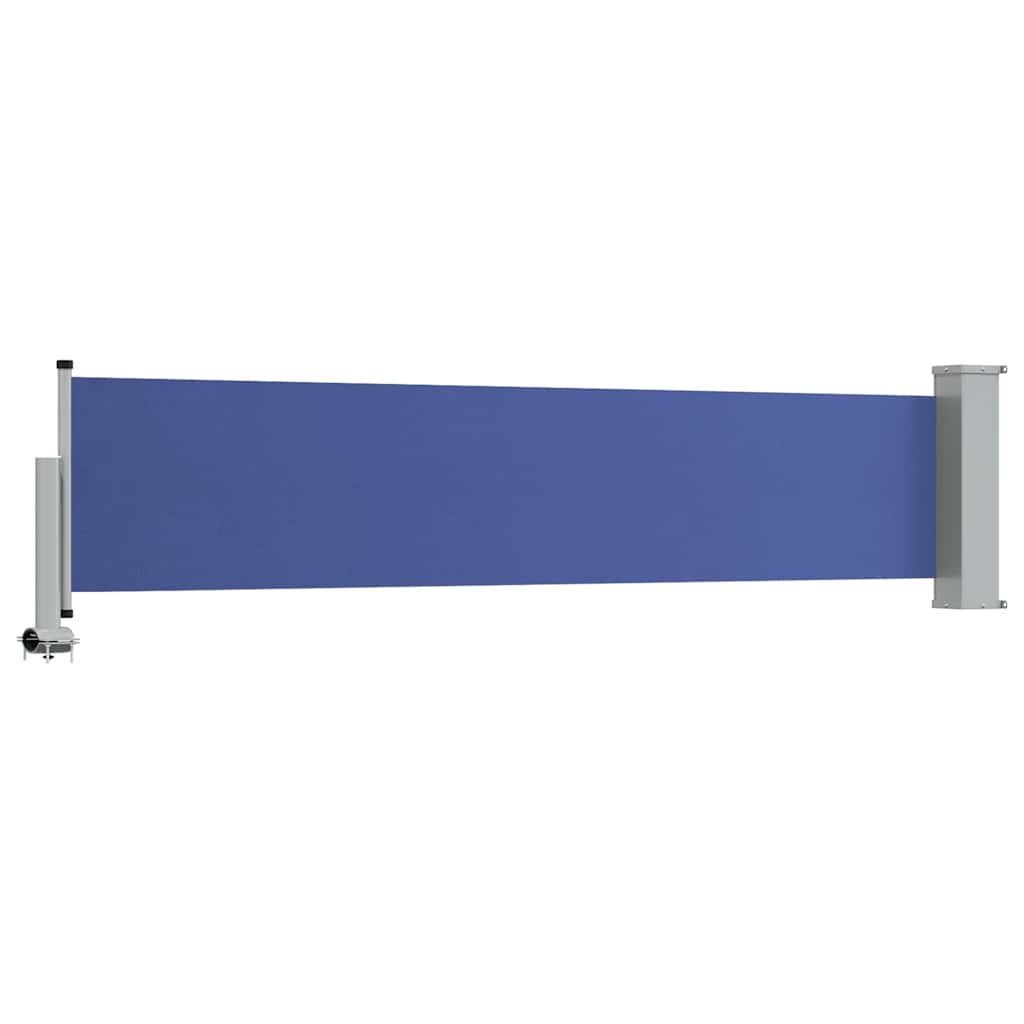 Tenda Laterale Retrattile per Patio 60x300 cm Blu