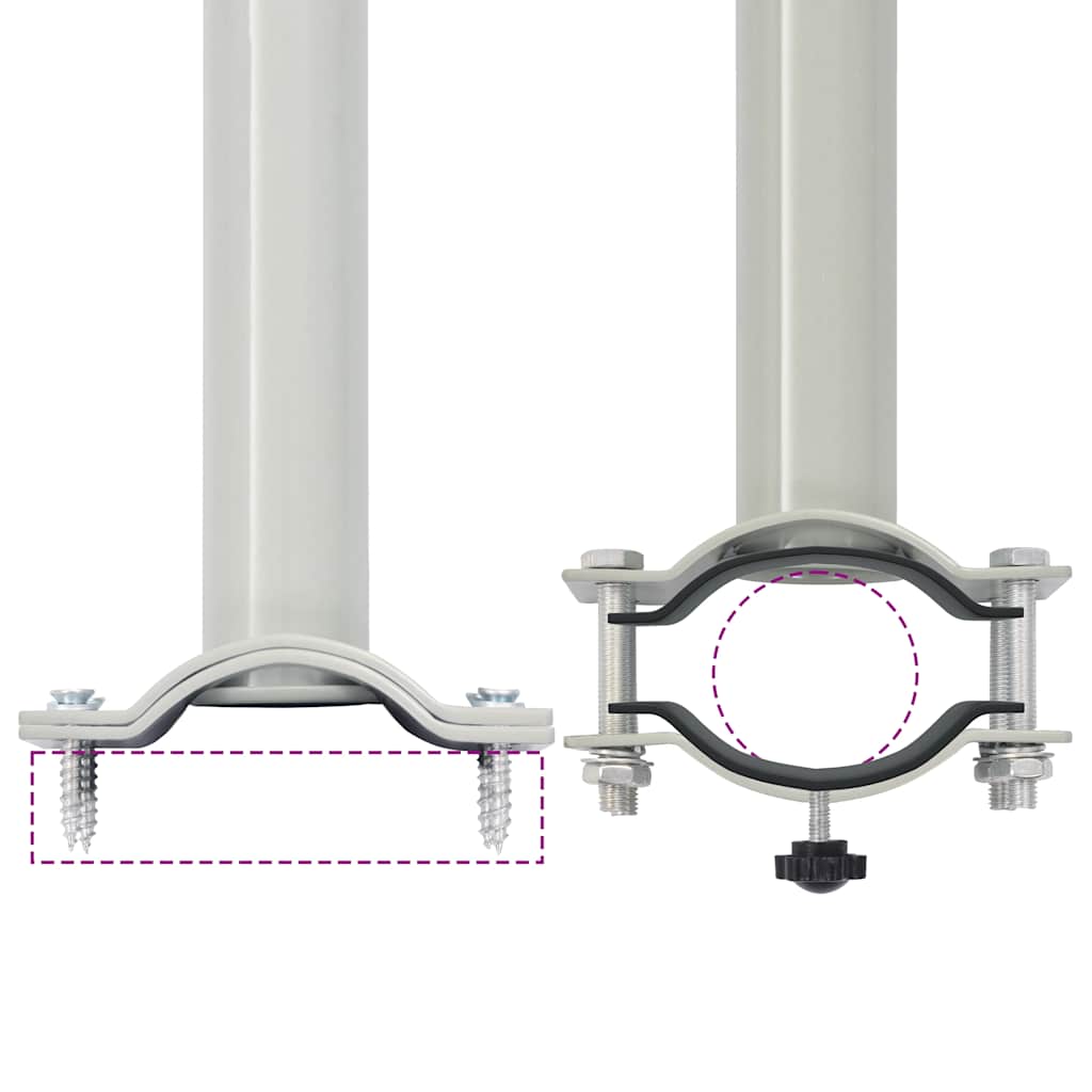 Tenda Laterale Retrattile per Patio 80x300 cm Crema