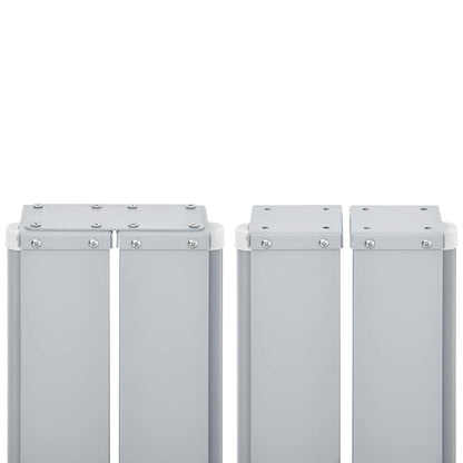 Tenda da Sole Laterale Retrattile Nera 100x600 cm - homemem39