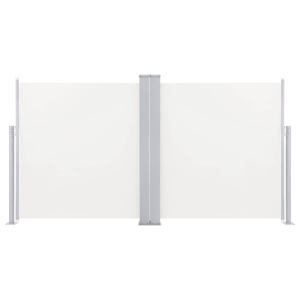 Tenda da Sole Laterale Retrattile Crema 120x600 cm - homemem39