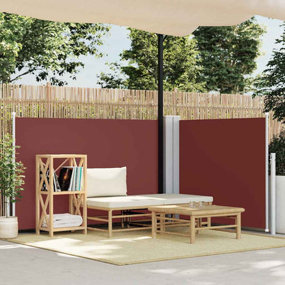 Tenda da Sole Laterale Retrattile Marrone 120x600 cm - homemem39