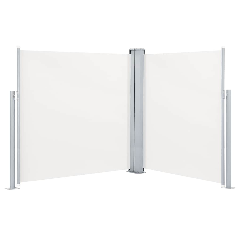 Tenda da Sole Laterale Retrattile Crema 140x600 cm - homemem39