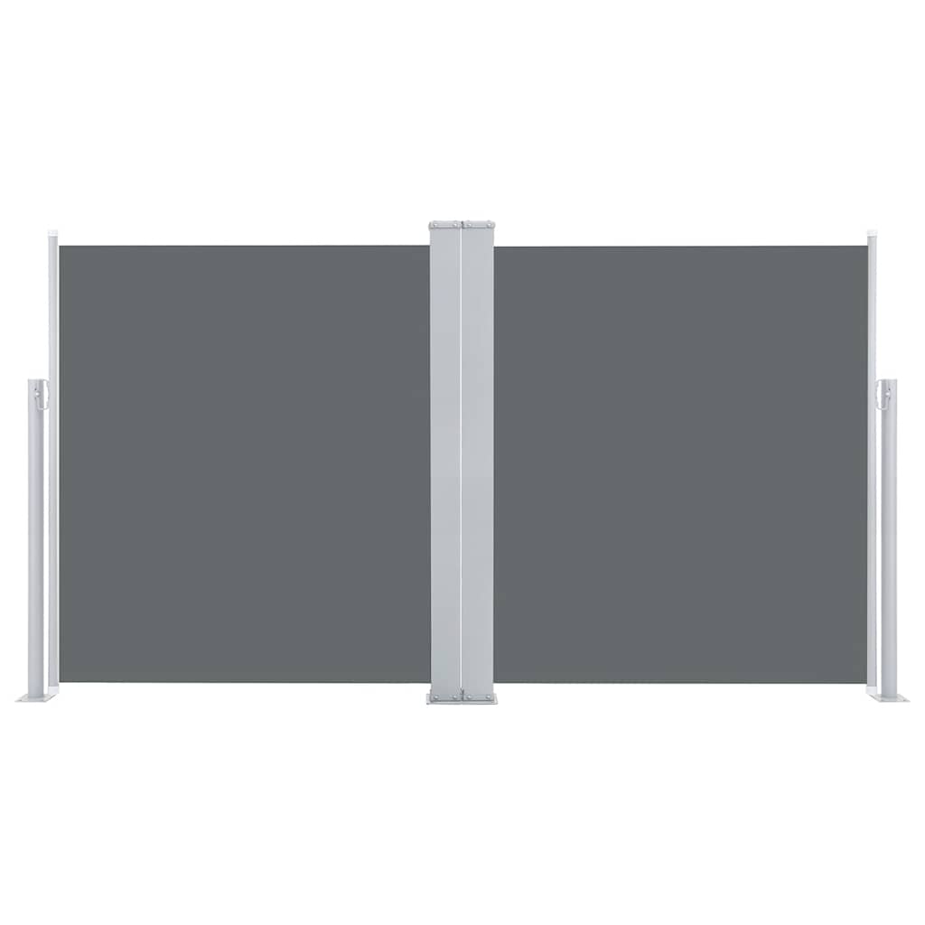 Tenda da Sole Laterale Retrattile Antracite 140x600 cm - homemem39