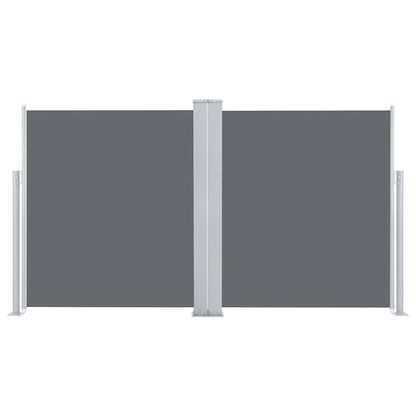 Tenda da Sole Laterale Retrattile Antracite 140x600 cm - homemem39