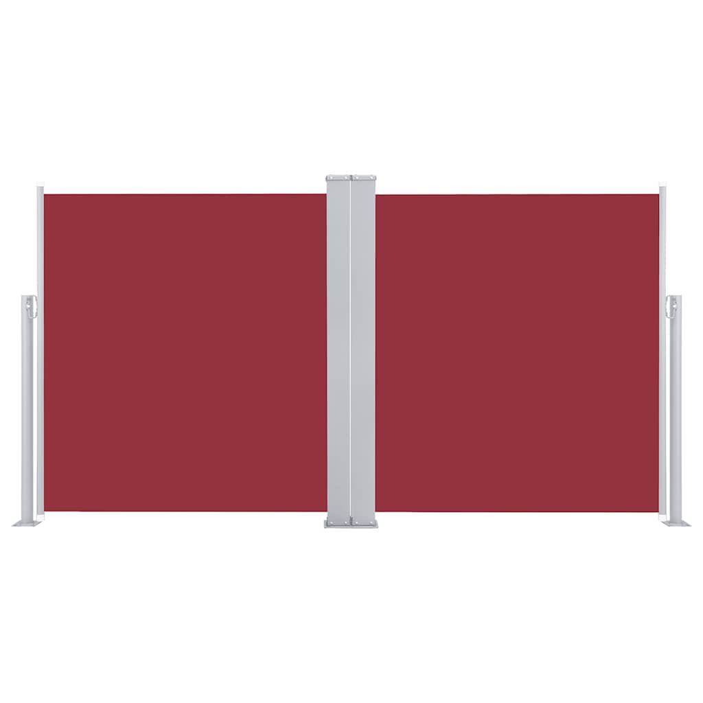 Tenda da Sole Laterale Retrattile 170x600 cm Rossa - homemem39