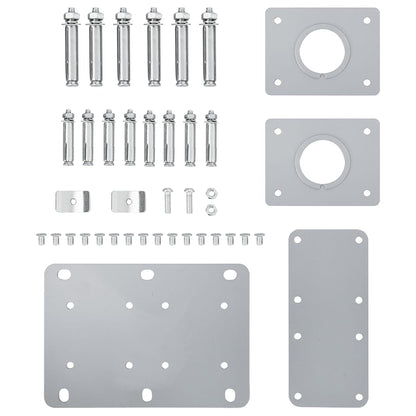 Tenda da Sole Laterale Retrattile Nera 100x1000 cm - homemem39