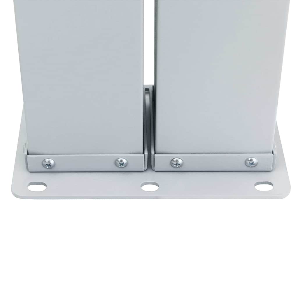 Tenda da Sole Laterale Retrattile Rossa 120x1000 cm - homemem39