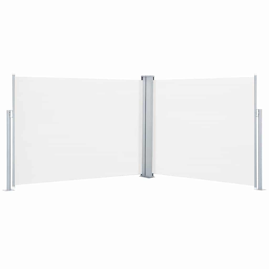 Tenda Laterale Retrattile Crema 140x1000 cm - homemem39