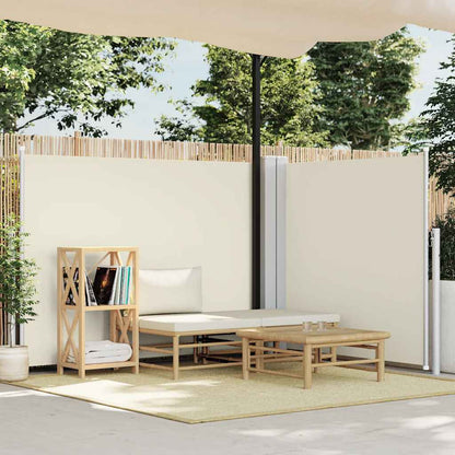 Tenda Laterale Retrattile Crema 140x1000 cm - homemem39