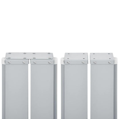 Tenda Laterale Retrattile Marrone 140x1000 cm - homemem39