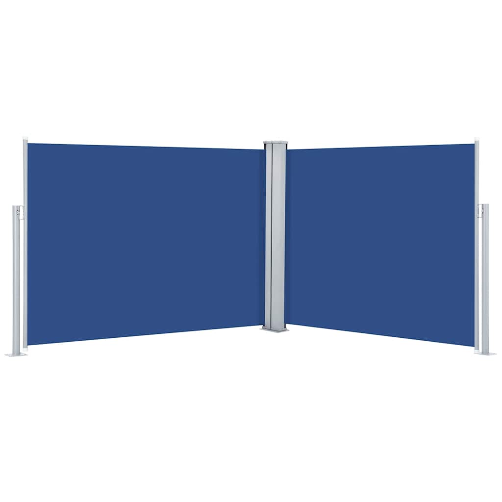 Tenda da Sole Laterale Retrattile Blu 140x1000 cm - homemem39