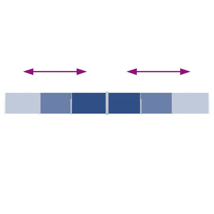 Tenda da Sole Laterale Retrattile Blu 140x1000 cm - homemem39