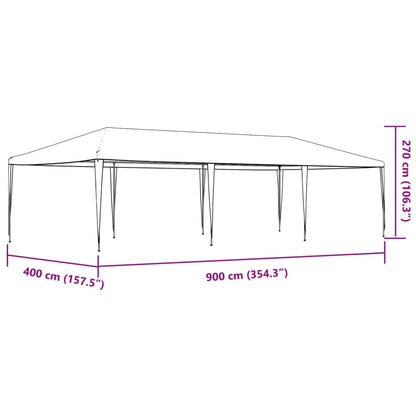 Tendone per Feste 4x9 m Bianco | homemem39