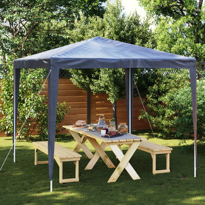 Tenda per Feste 2,5x2,5 m Blu - homemem39
