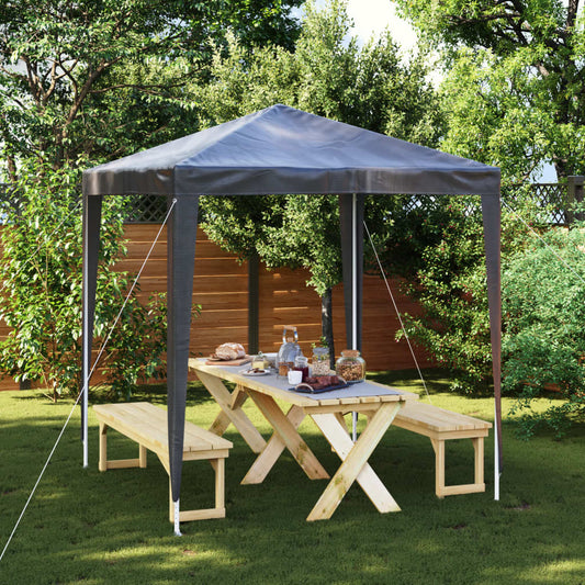 Gazebo per Feste Professionale 2x2 m Antracite - homemem39
