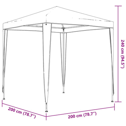 Gazebo per Feste Professionale 2x2 m Verde - homemem39
