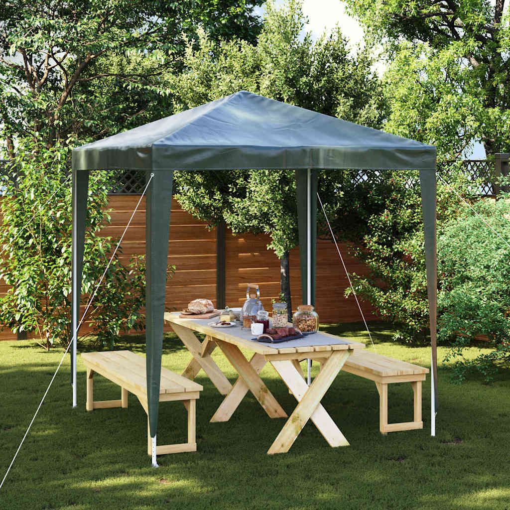 Gazebo per Feste Professionale 2x2 m Verde