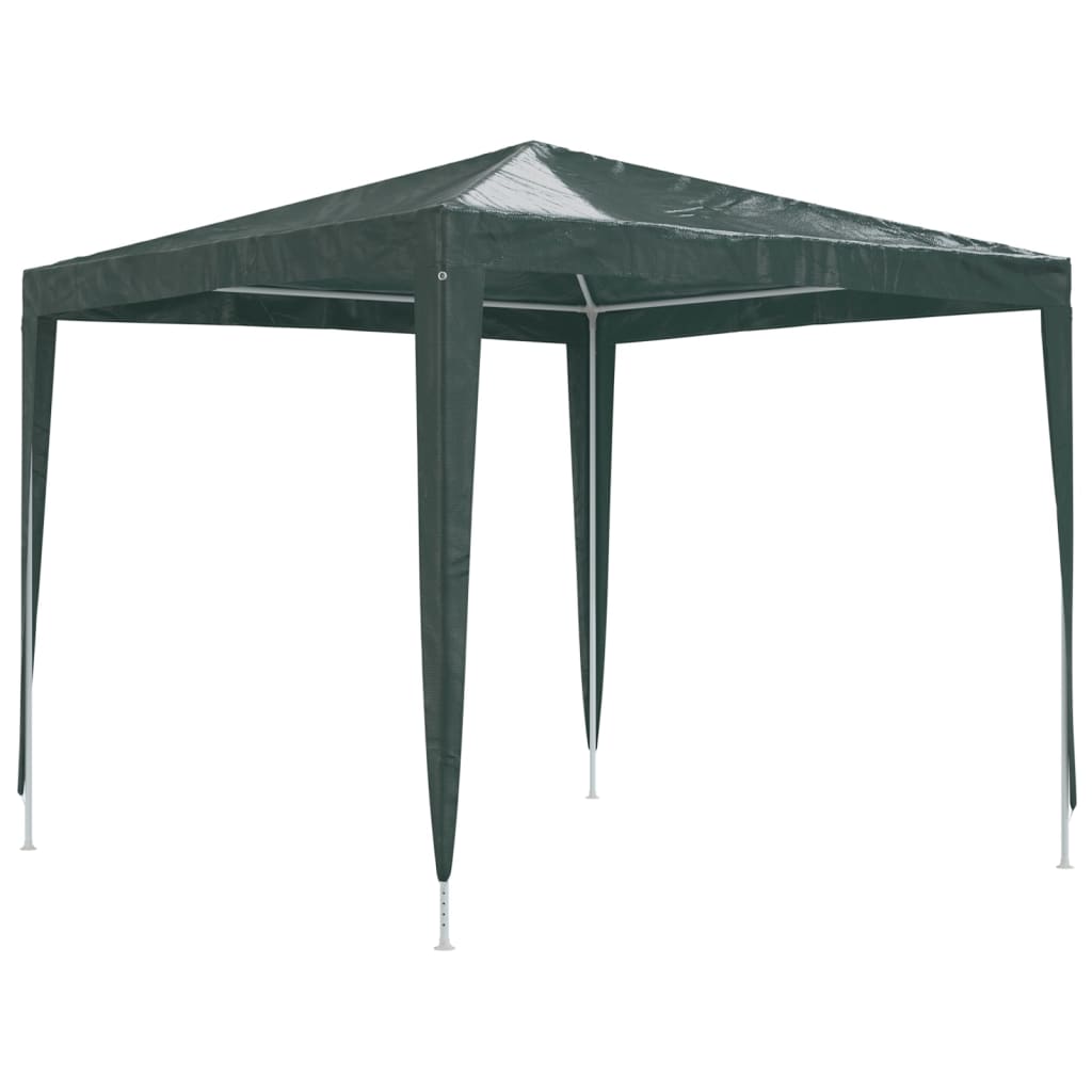 Gazebo Professionale 2,5x2,5 m Verde 90 g/m²