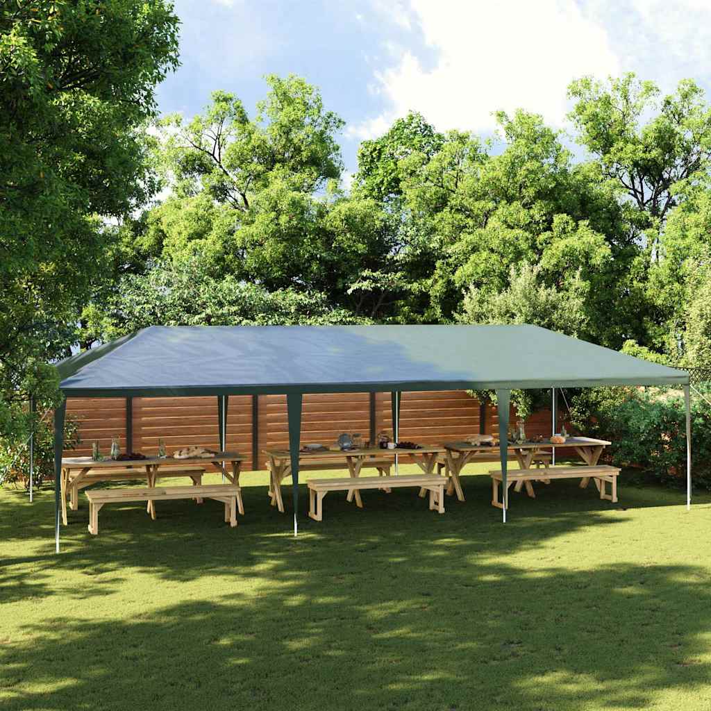 Gazebo Professionale 4x9 m Verde 90 g/m²