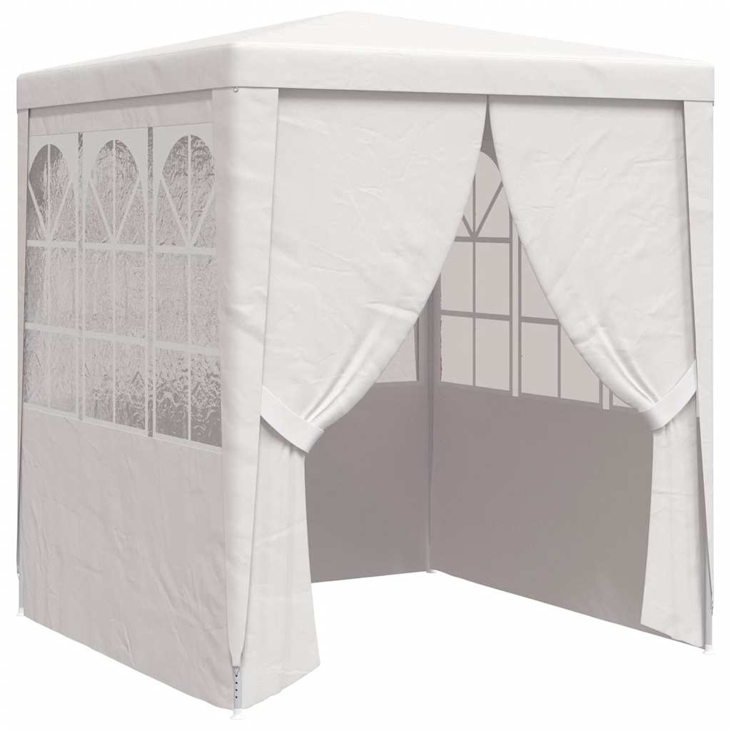 Gazebo Professionale con Pareti 2x2 m Bianco 90 g/m² - homemem39