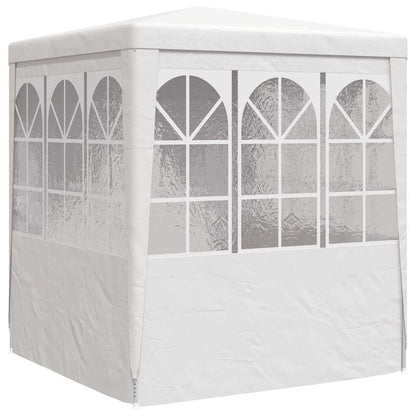 Gazebo Professionale con Pareti 2x2 m Bianco 90 g/m²