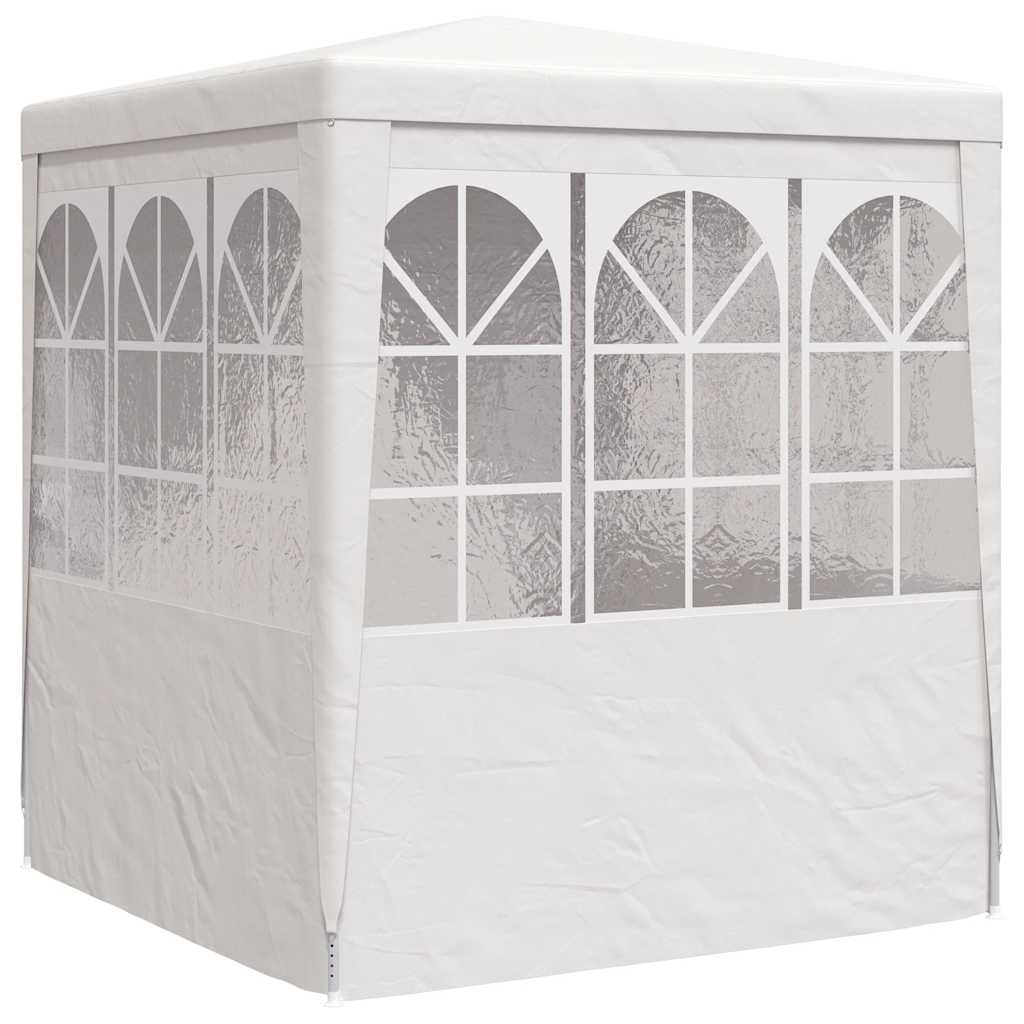Gazebo Professionale con Pareti 2x2 m Bianco 90 g/m² - homemem39