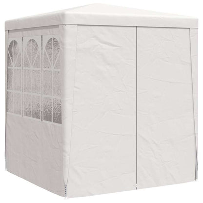 Gazebo Professionale con Pareti 2,5x2,5 m Bianco 90 g/m² | homemem39