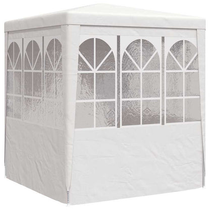 Gazebo Professionale con Pareti 2,5x2,5 m Bianco 90 g/m² - homemem39