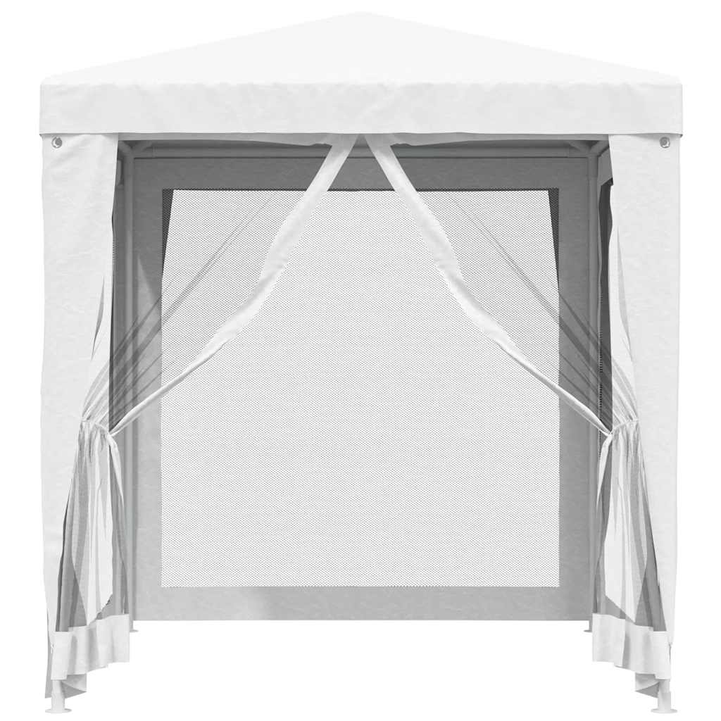 Tendone per Feste con 4 Pareti in Rete 2x2 m Bianco | homemem39