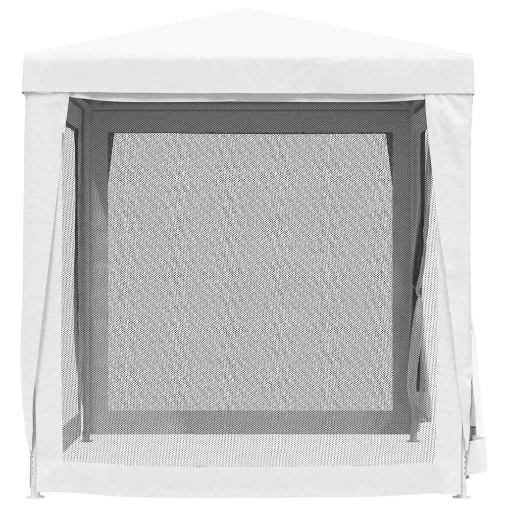 Tendone per Feste con 4 Pareti in Rete 2x2 m Bianco | homemem39