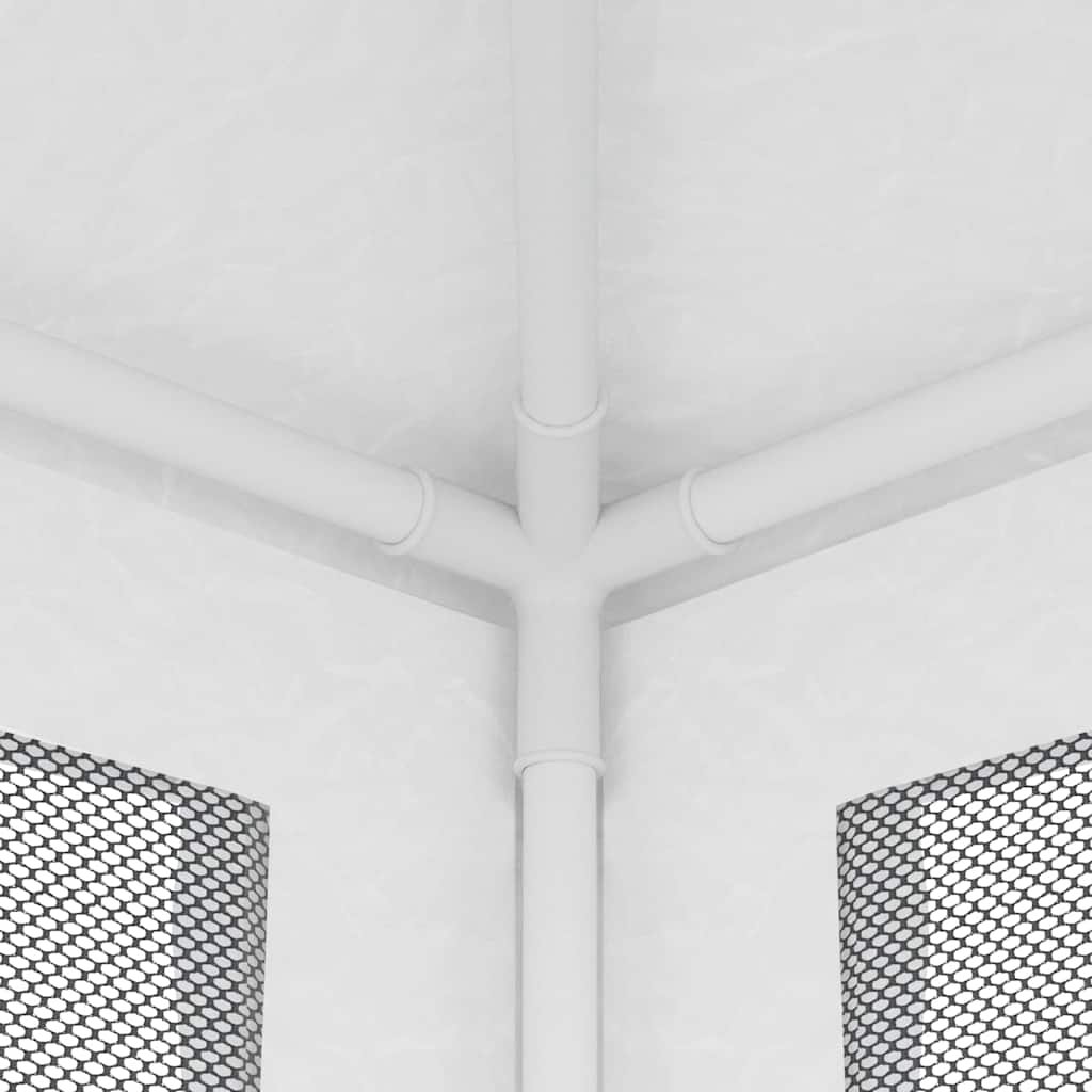 Tendone per Feste con 4 Pareti in Rete 2x2 m Bianco | homemem39