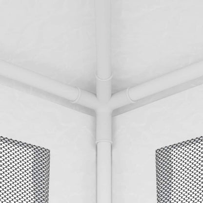 Tendone per Feste con 4 Pareti in Rete 2x2 m Bianco | homemem39