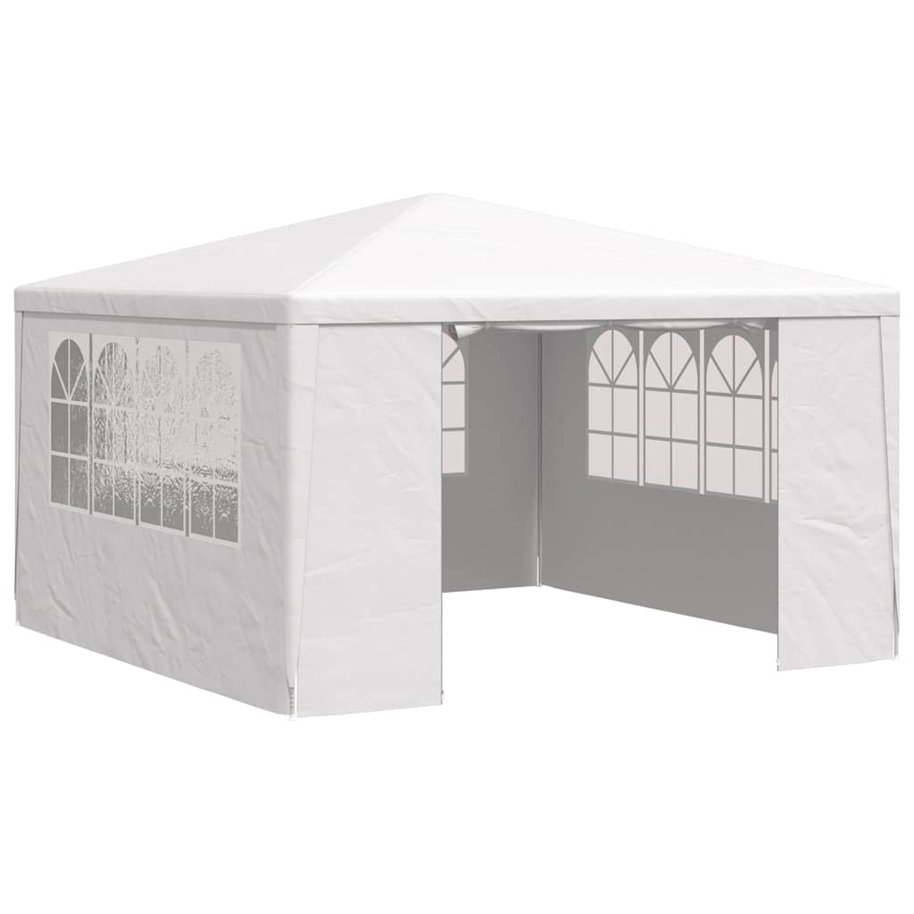 Gazebo Professionale con Pareti 4x4 m Bianco 90 g/m² | homemem39