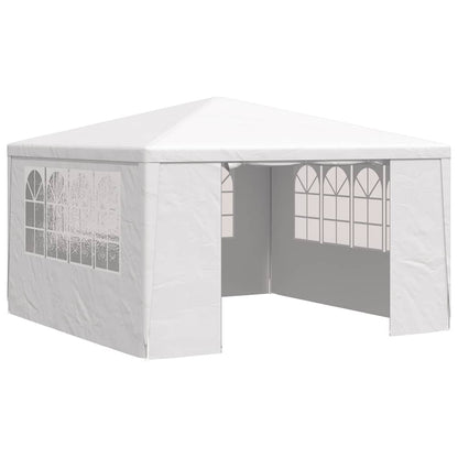 Gazebo Professionale con Pareti 4x4 m Bianco 90 g/m² | homemem39